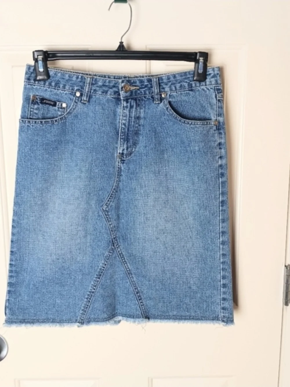 Squeeze By Stephen Hardy Teen Juniors Mini Denim Skirt Size 7/8
